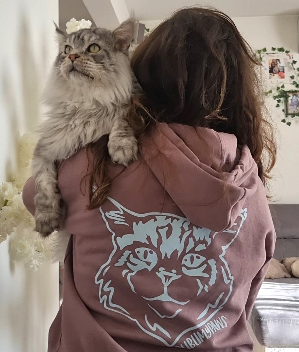  sweat personnalisé  line art de votre animal 
