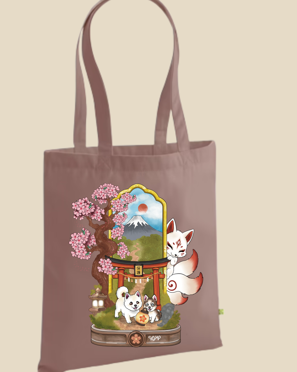 Tote Bag personnalisé - Omamori Paws 