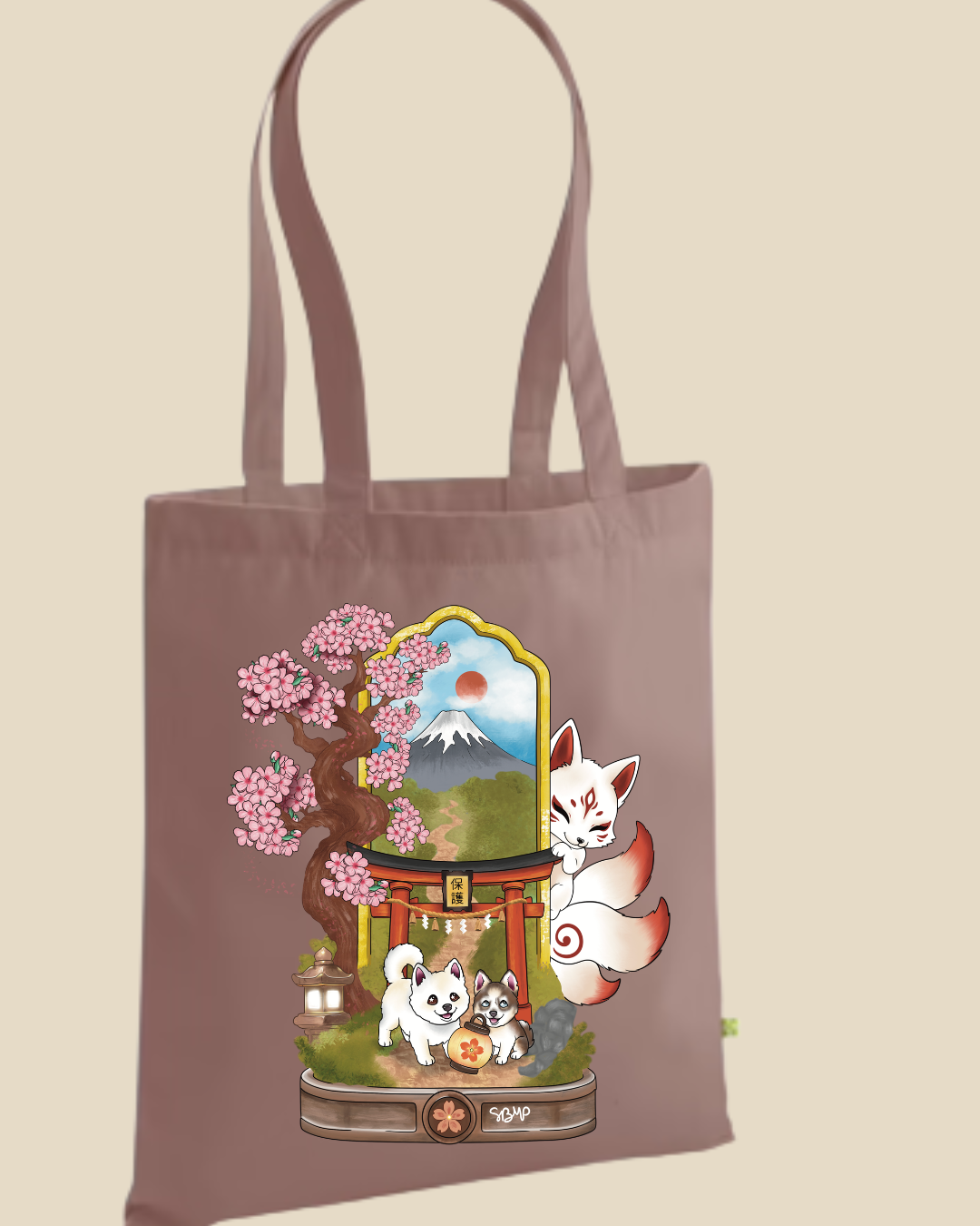 Tote Bag personnalisé - Omamori Paws 