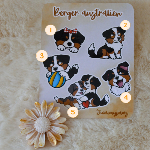  Stickers - Berger australien 