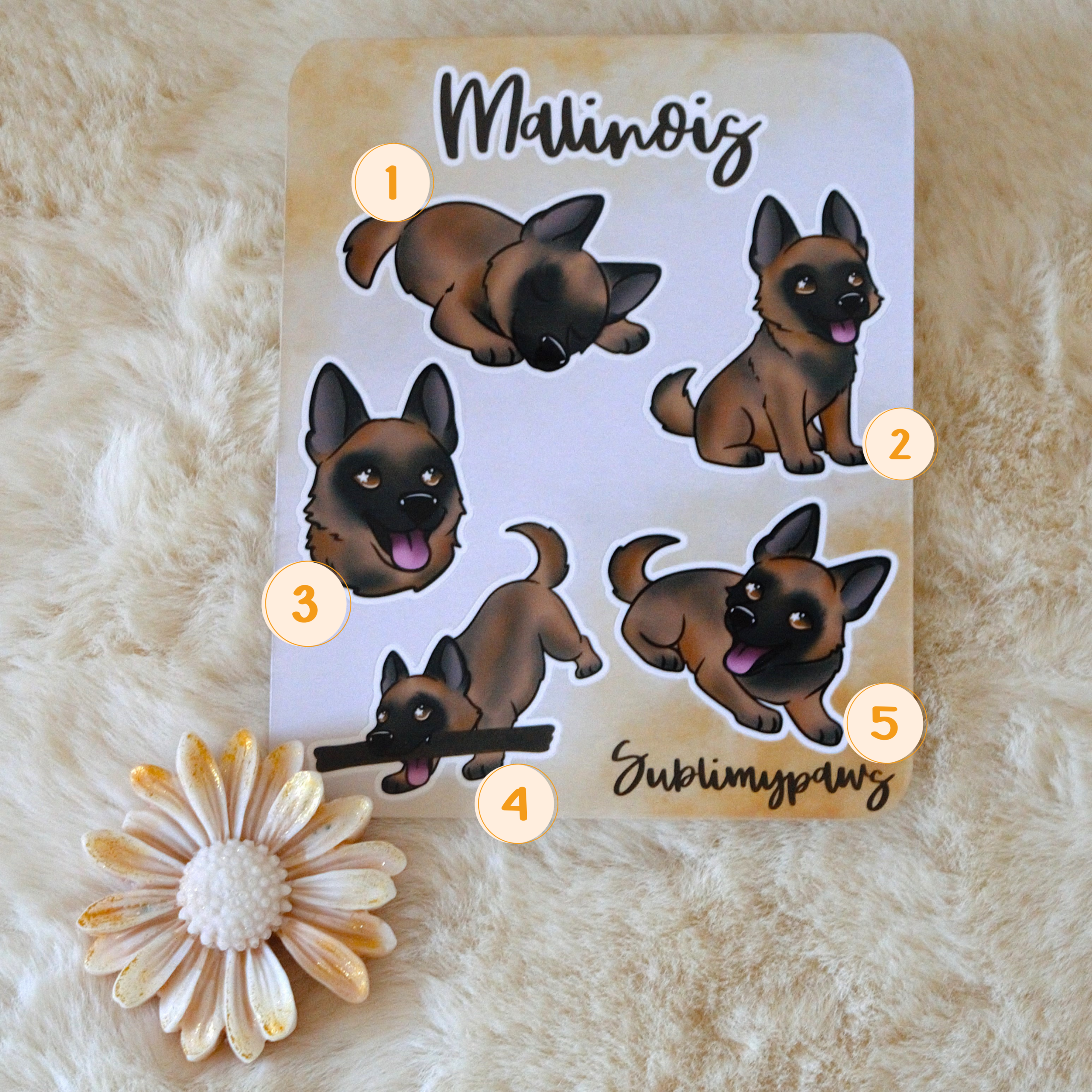  Stickers - Malinois 