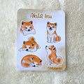  Stickers - Akita Inu 