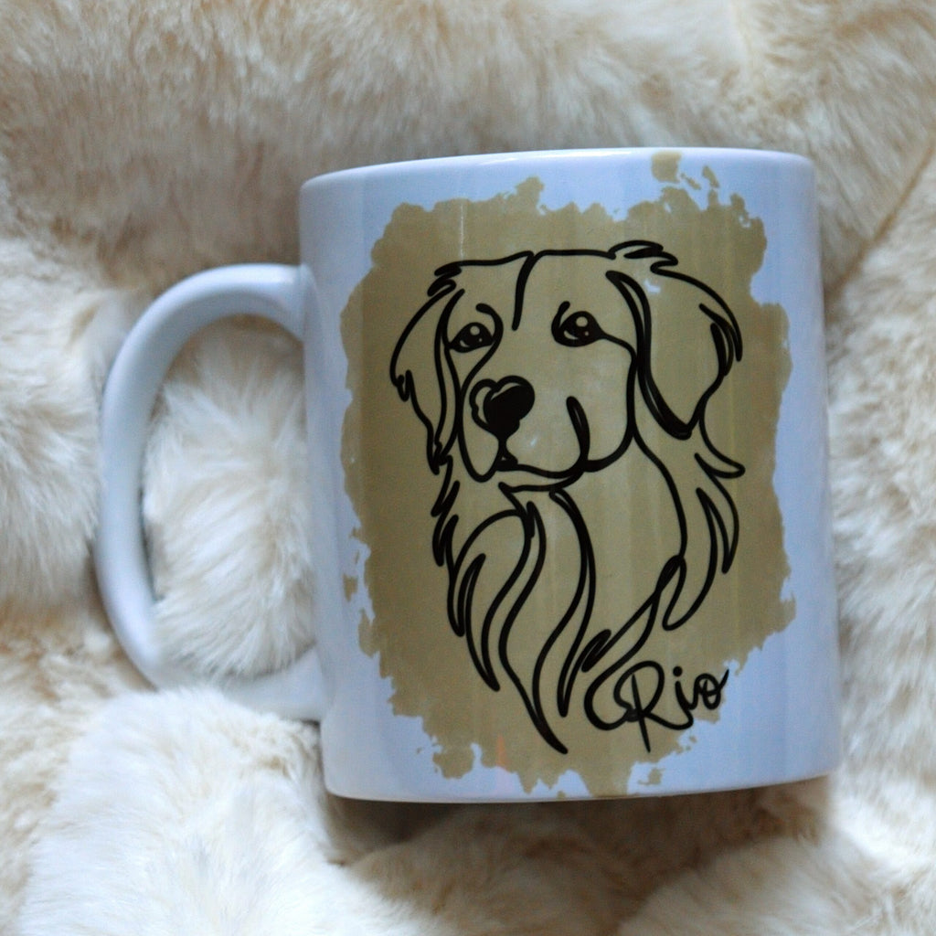  Mug à l'effigie de ton animal - Line/ One line 