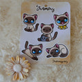 Stickers "siamois"