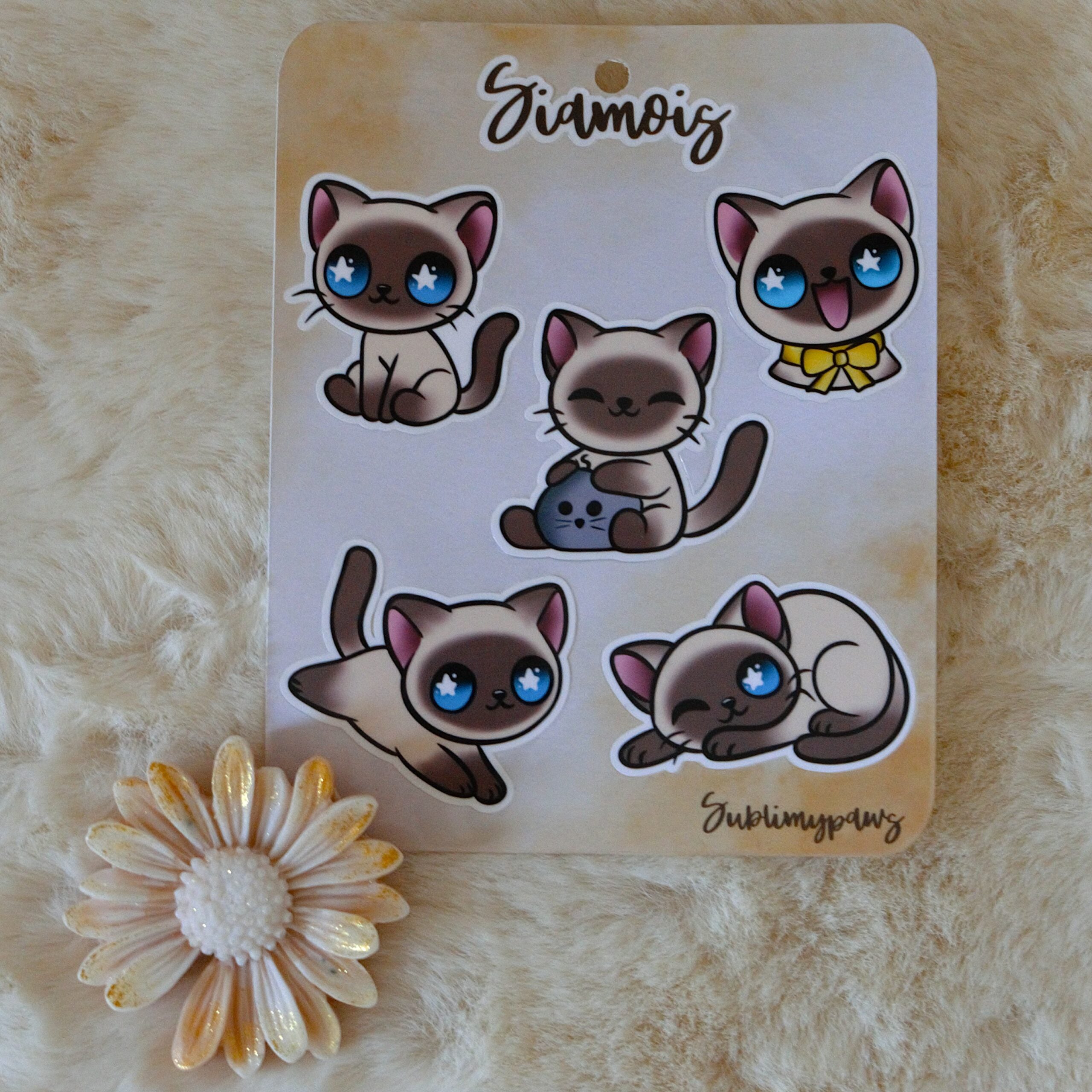 Stickers "siamois"