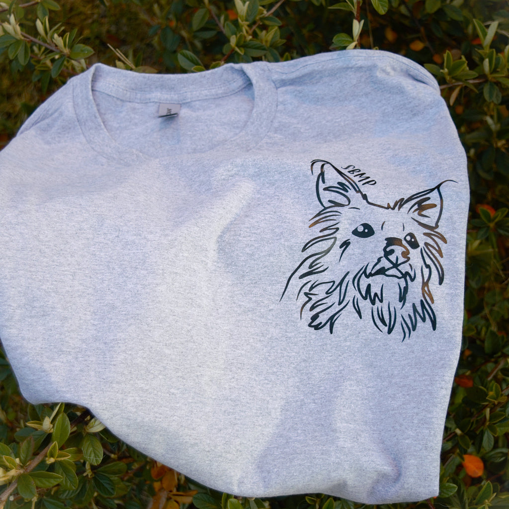 T-shirt personnalisé – Portrait de votre animal