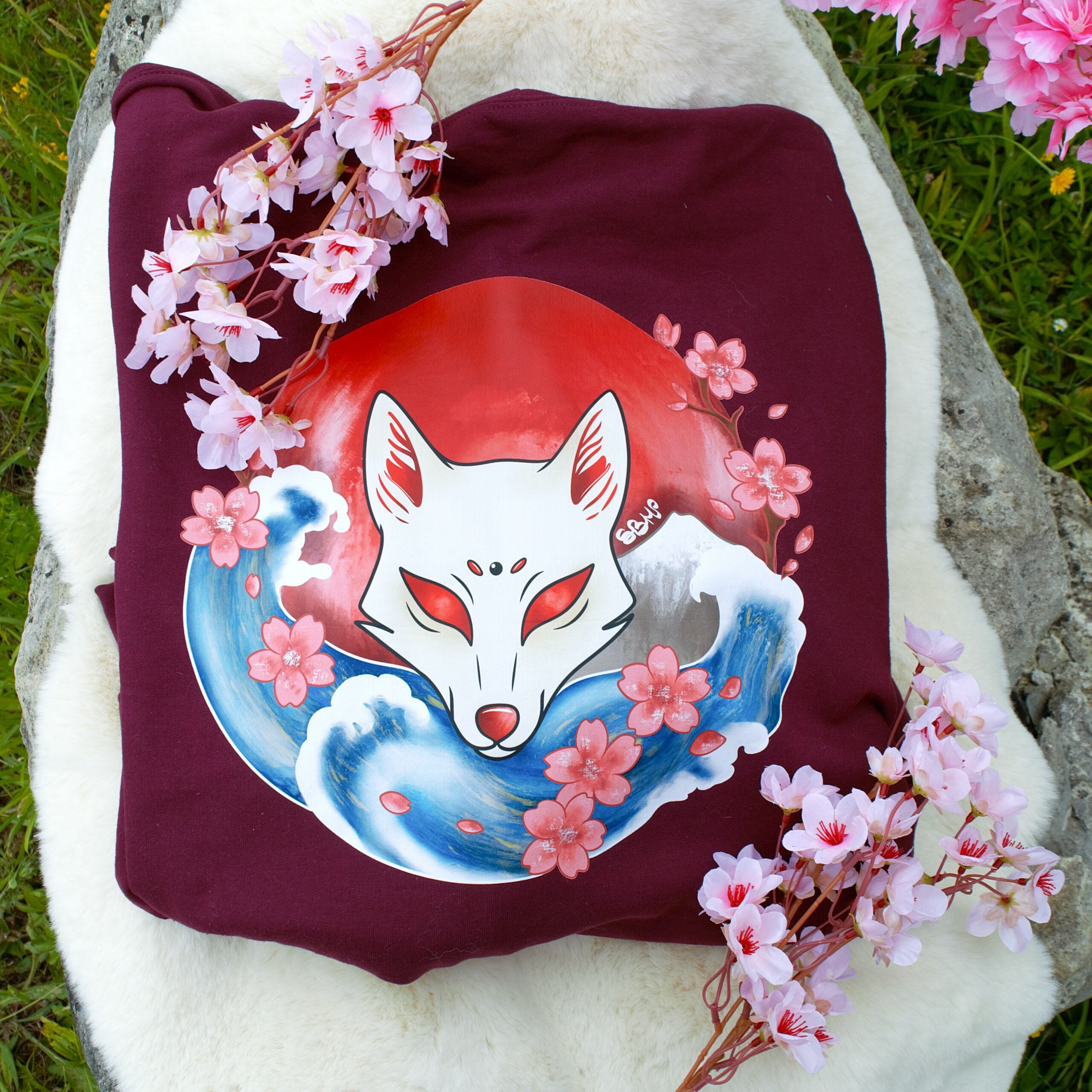  T-shirt Hokusai Fox 