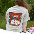 T-shirt Kitsune Sakura – Illustration japonaise