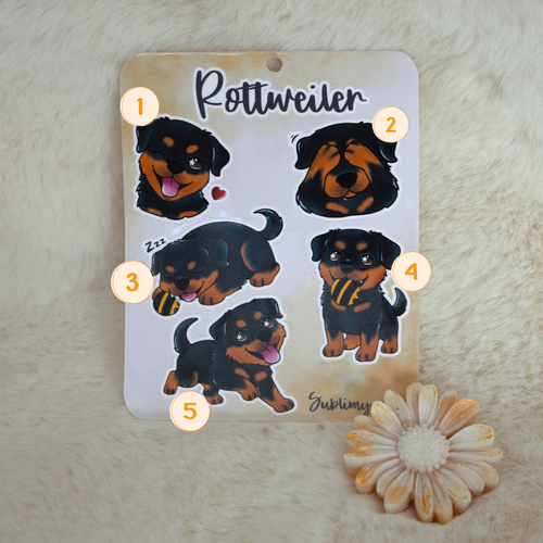  Stickers Rottweiler
