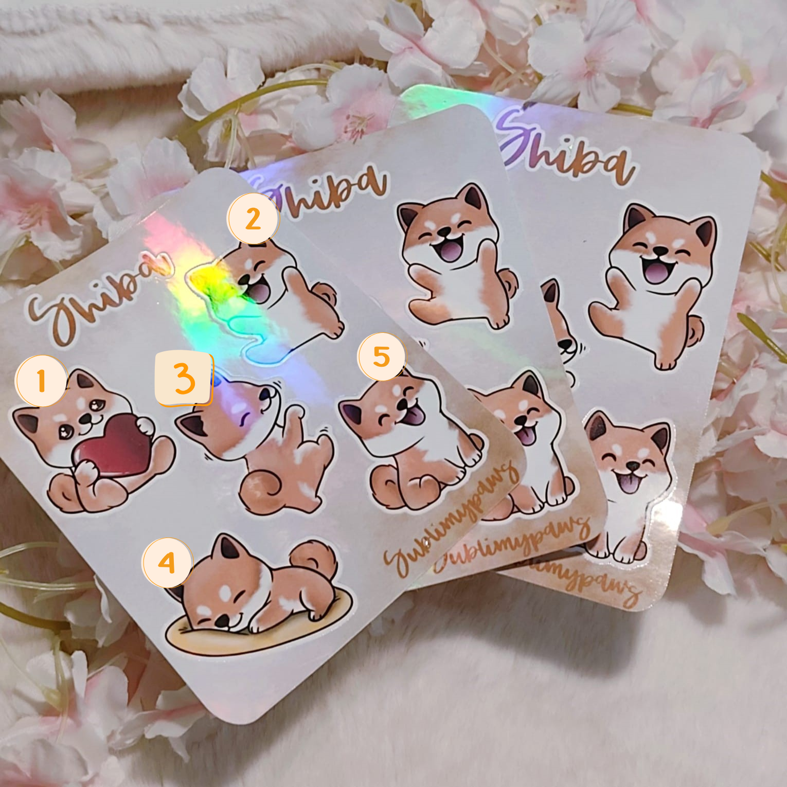  Stickers - Shiba Inu 