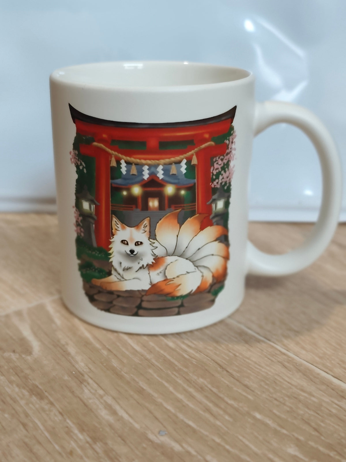 Mug Kitsune – Renard et torii japonais