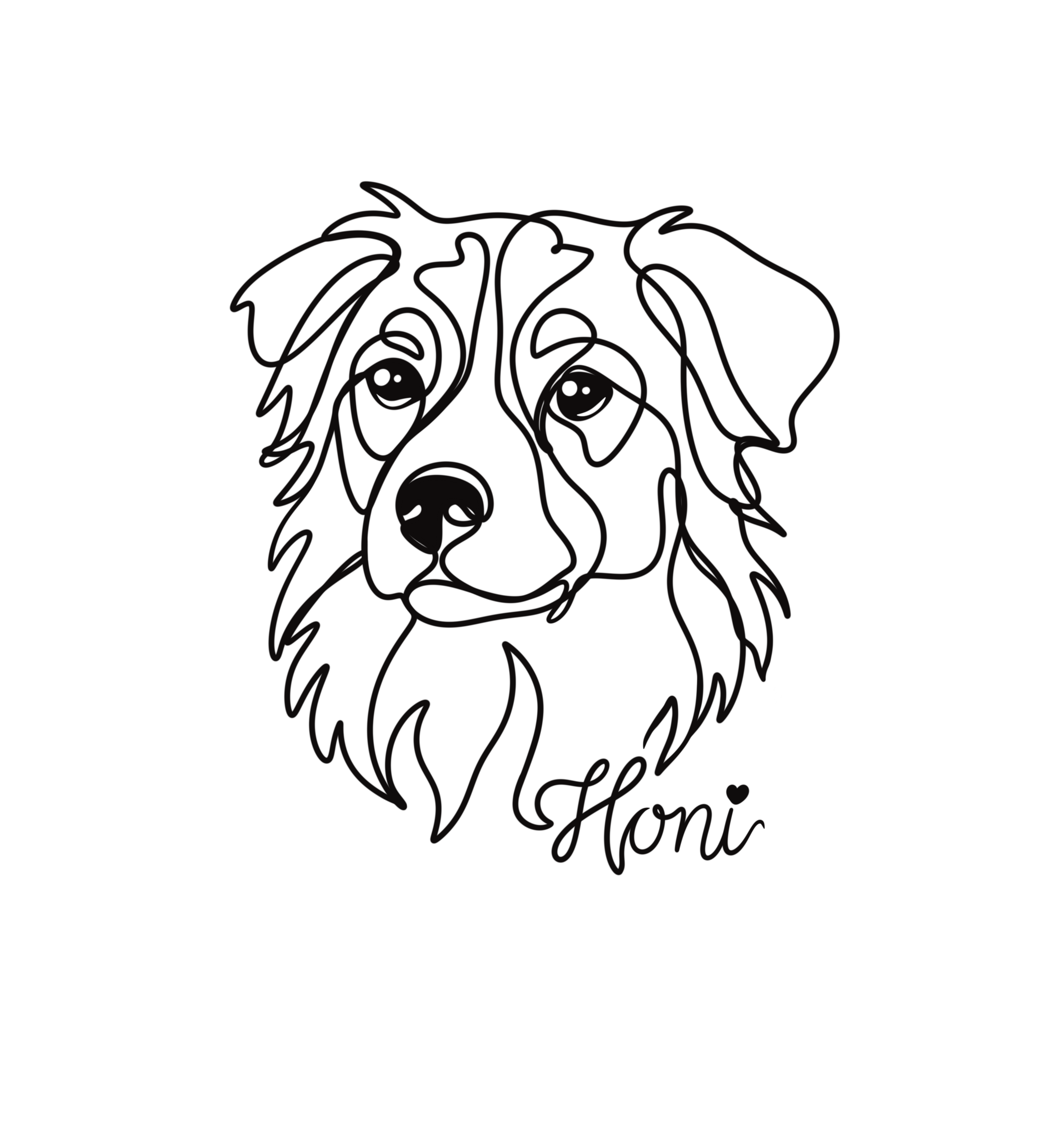  Illustration personnalisée en One Line / Line Art 