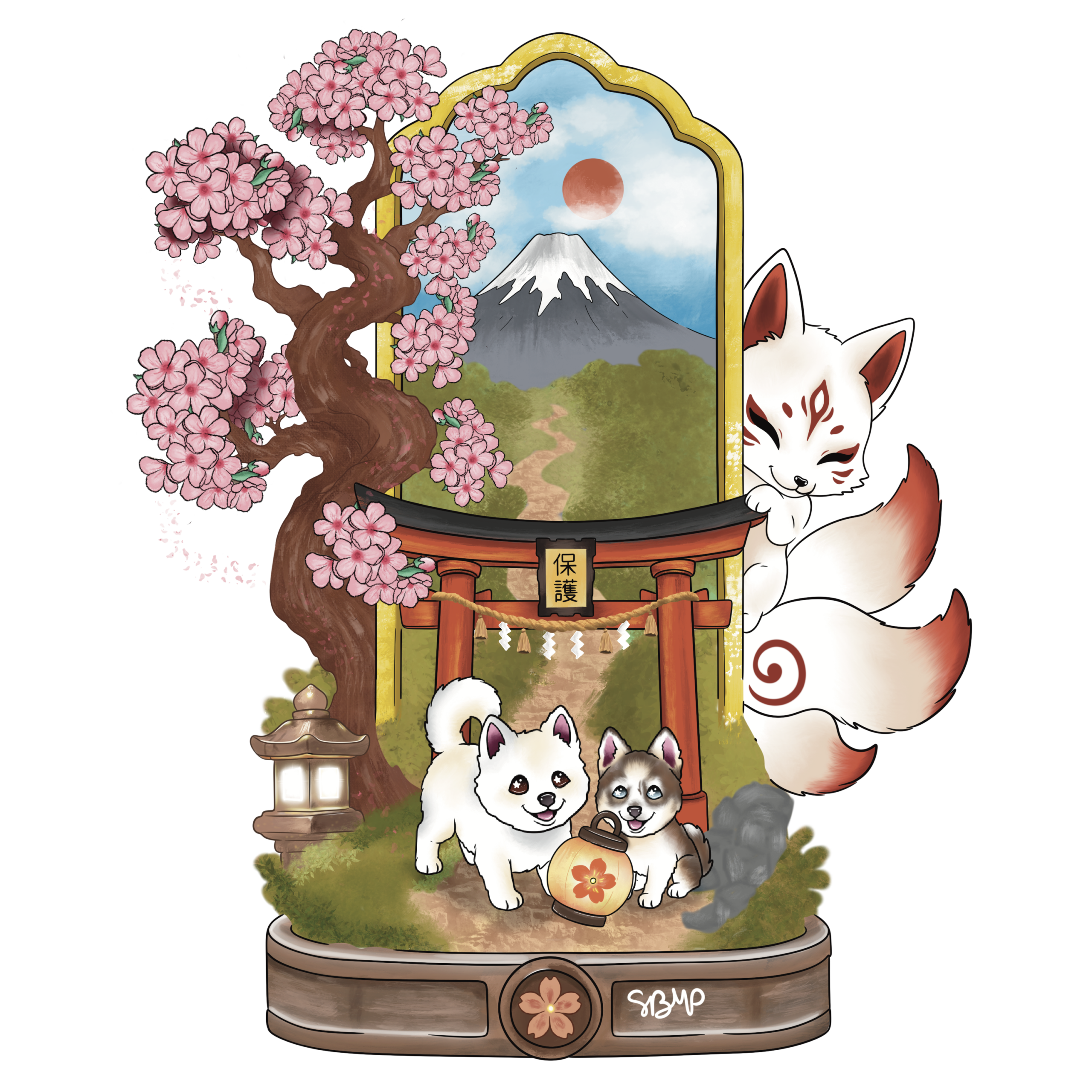  Illustration - Omamori Paws 