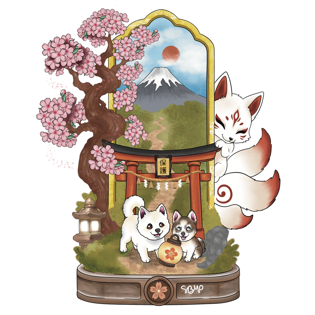  T-shirt - Omamori Paws Personnalisé 