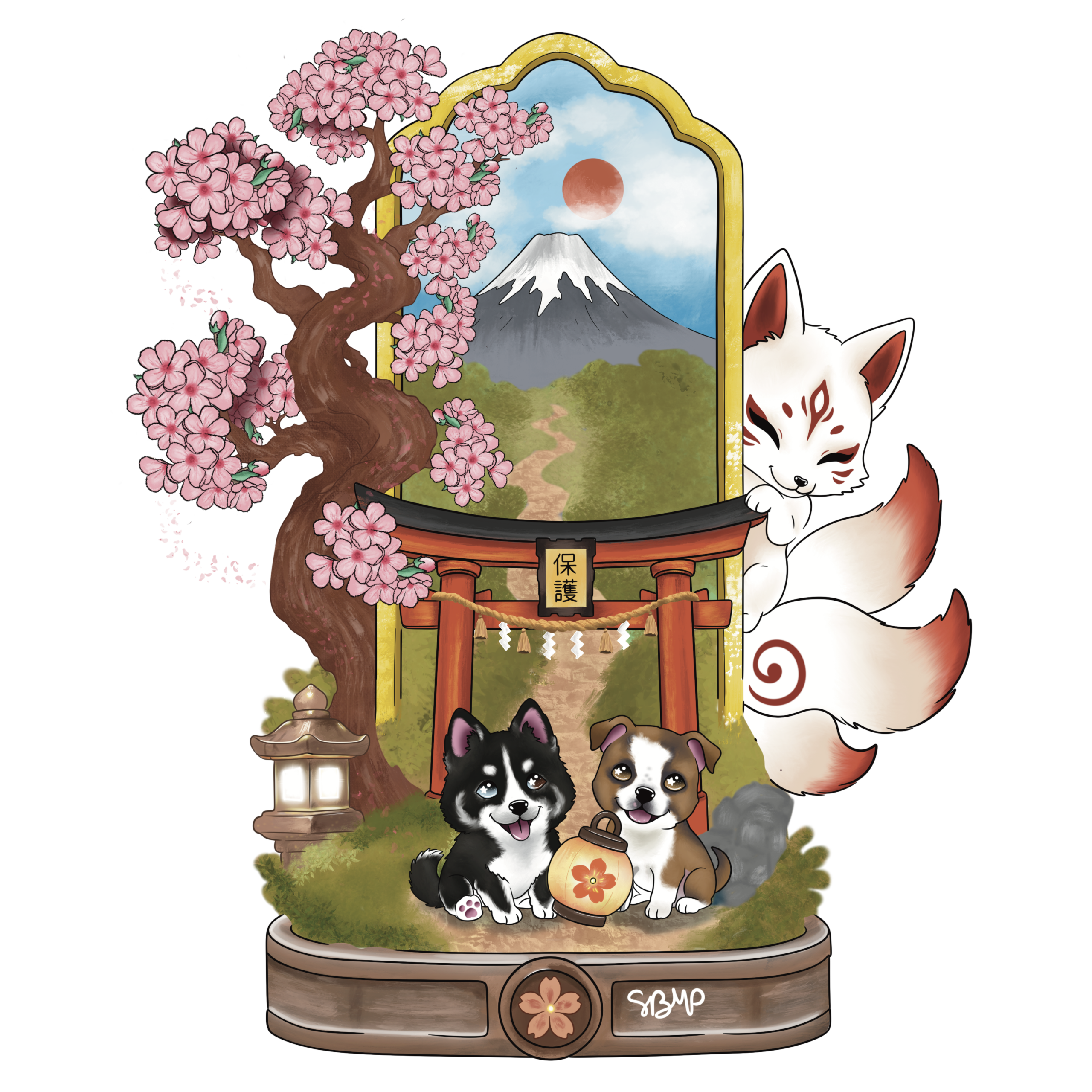  Illustration - Omamori Paws 