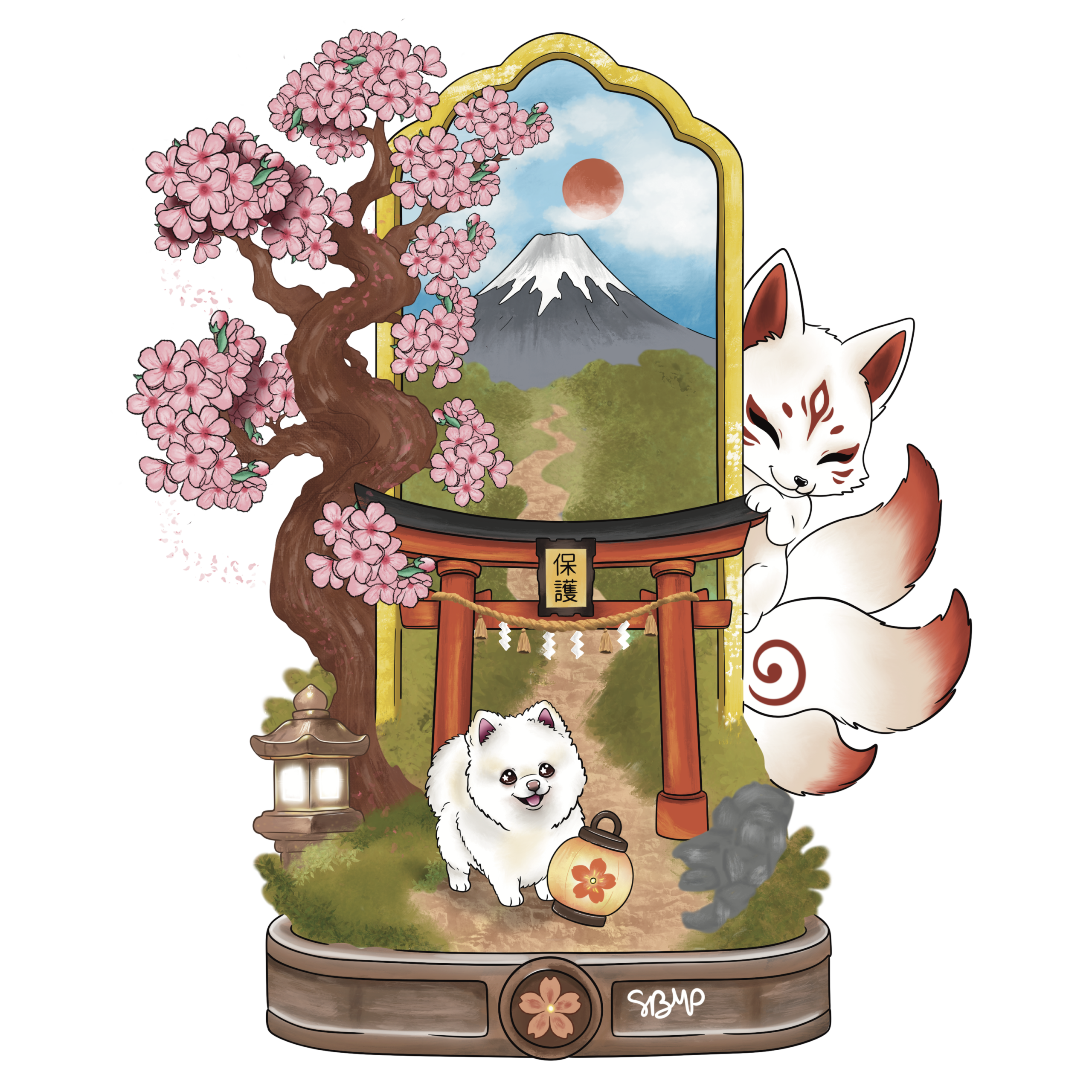  Illustration - Omamori Paws 
