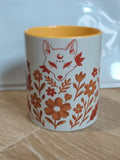 Mug Jawpanese Fox Intérieur + hanse orangé