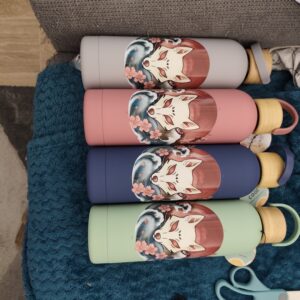 Gourde Hokusai Fox - 750ml